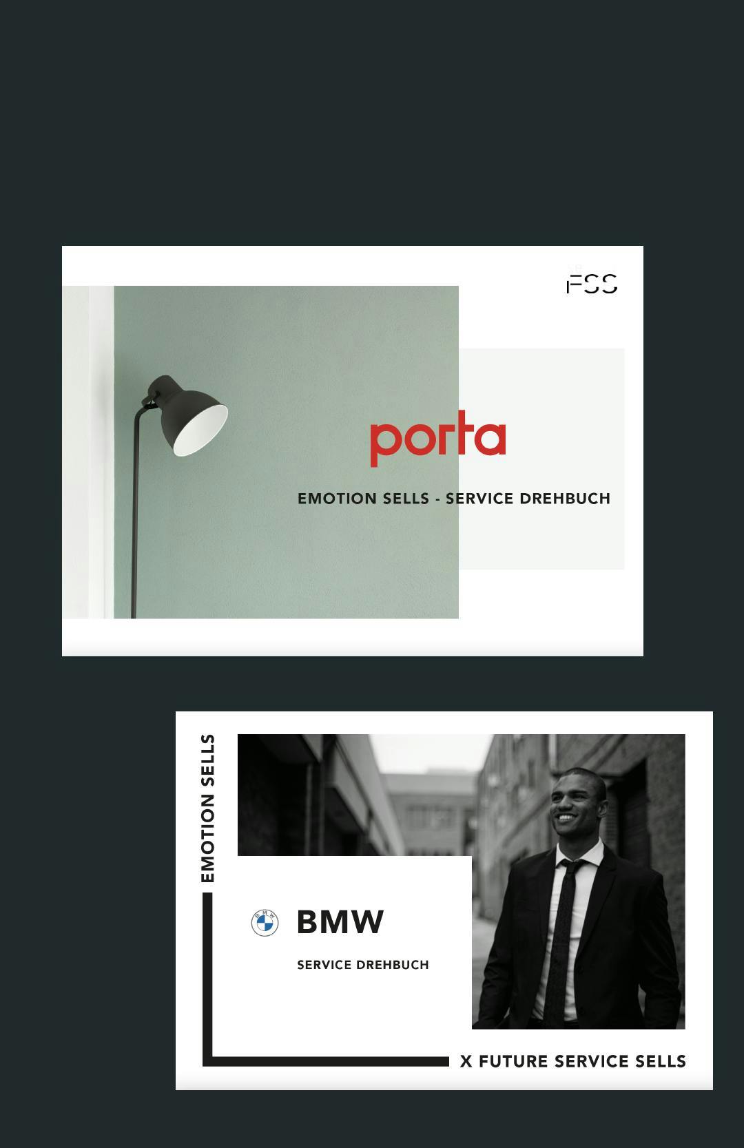 Service Drehbuch BMW und Porta